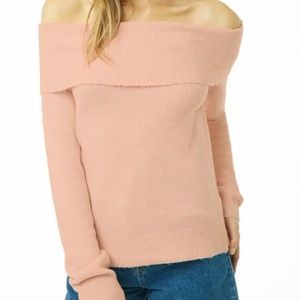 Forever 21 Sweaters - Foldover Off-the Shoulder Sweater Forever 21 Sweaters - Foldover Off-the Shoulder Sweater